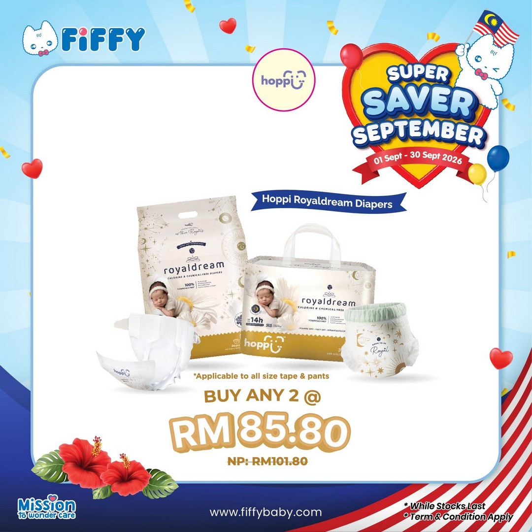 Fiffy-Malaysia-Super-Saver-September-Promotion-18 1-30 September 2026: Fiffy Malaysia: Super Saver September Promotion with Baby Care, Feeding Essentials, Clothing, Gift with Purchase and PWP Deals
