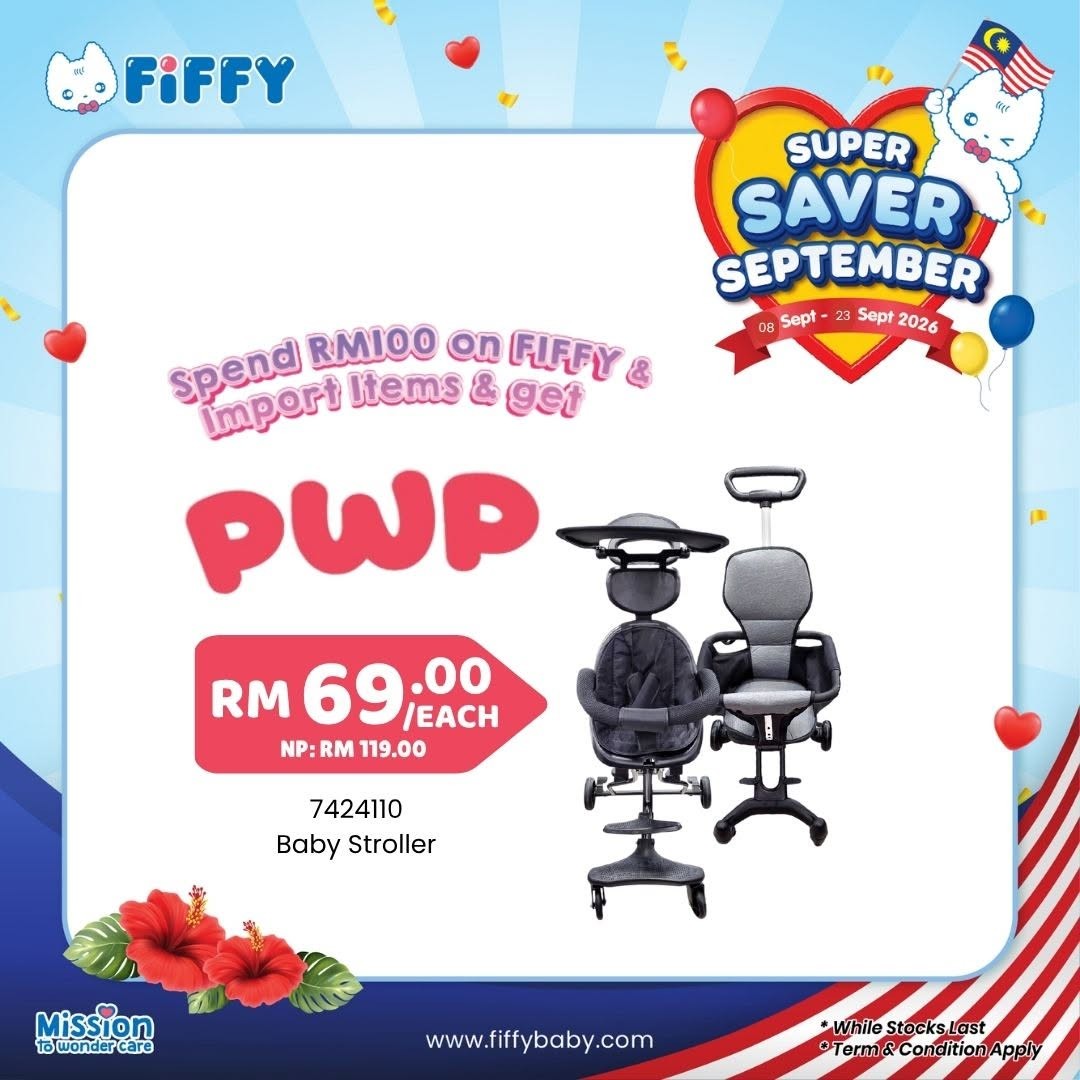 Fiffy-Malaysia-Super-Saver-September-Promotion-4 1-30 September 2026: Fiffy Malaysia: Super Saver September Promotion with Baby Care, Feeding Essentials, Clothing, Gift with Purchase and PWP Deals