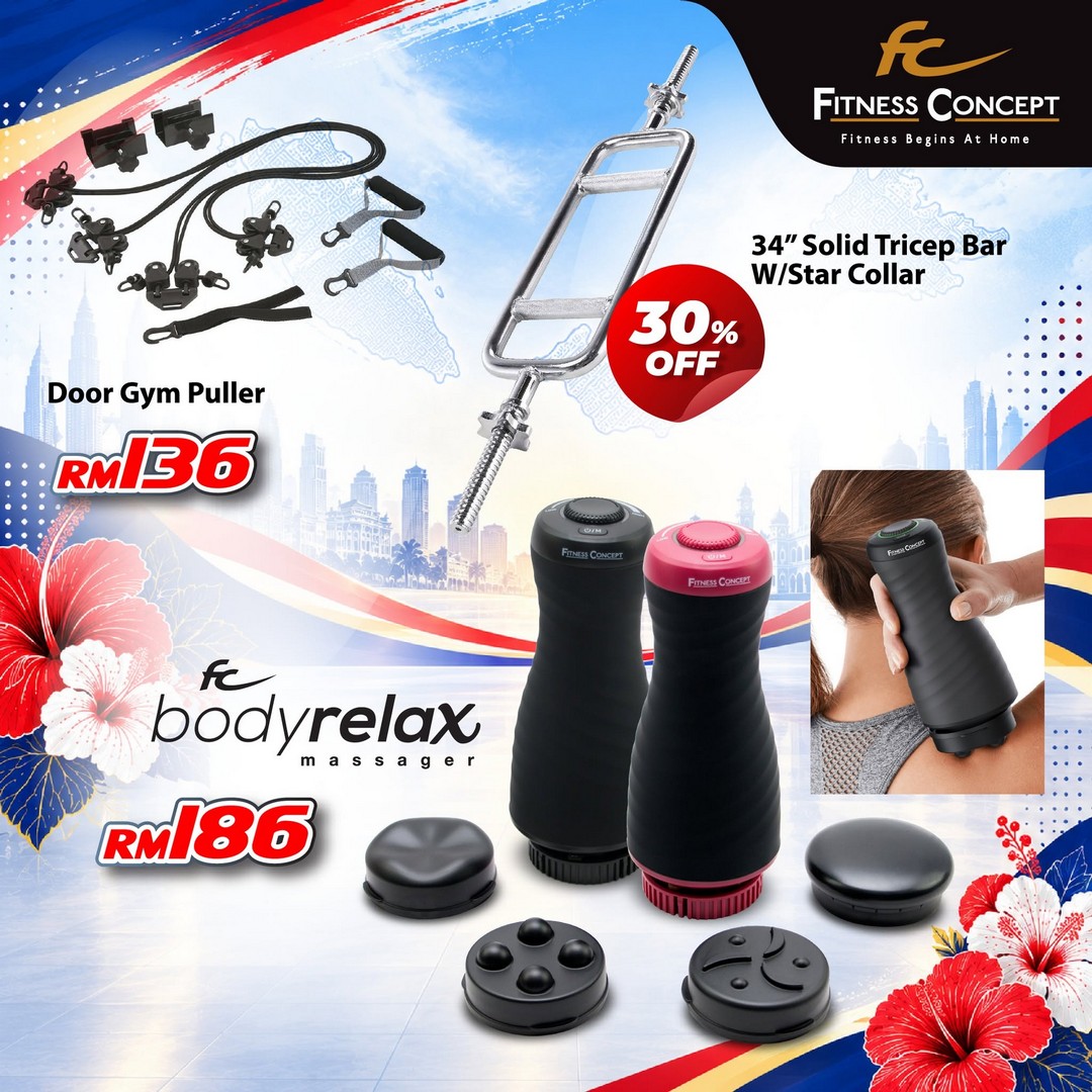 Fitness-Concept-Hari-Malaysia-Flash-Deals-Promotion-10 12-16 September 2026: Fitness Concept: Hari Malaysia Flash Deals Promotion with Fitness Equipment Discounts, Cash Vouchers and Free Gifts