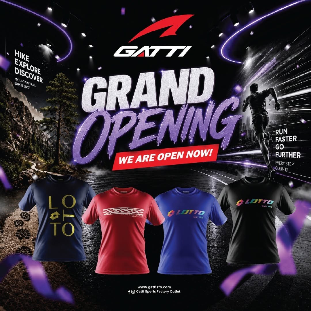 GATTI-Sports-Factory-Outlet-Grand-Opening-of-First-Boutique-with-Lucky-Draw-5 12 September 2026: GATTI Sports Factory Outlet: Grand Opening of First Boutique with Lucky Draw