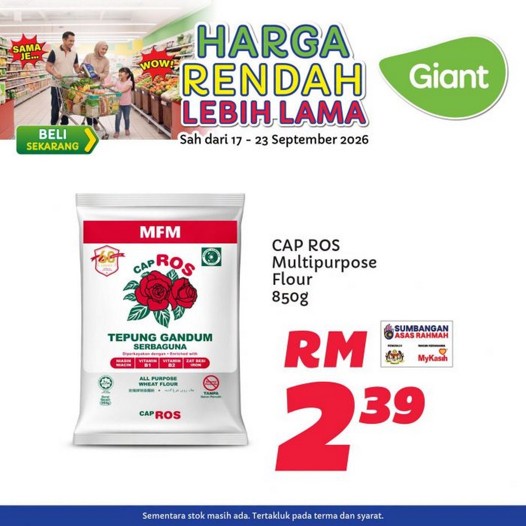 Giant-Harga-Rendah-Lebih-Lama-Promotion-1 17-23 September 2026: Giant: Harga Rendah Lebih Lama Promotion – Groceries from RM2.39, Selected Essentials & Pantry Deals