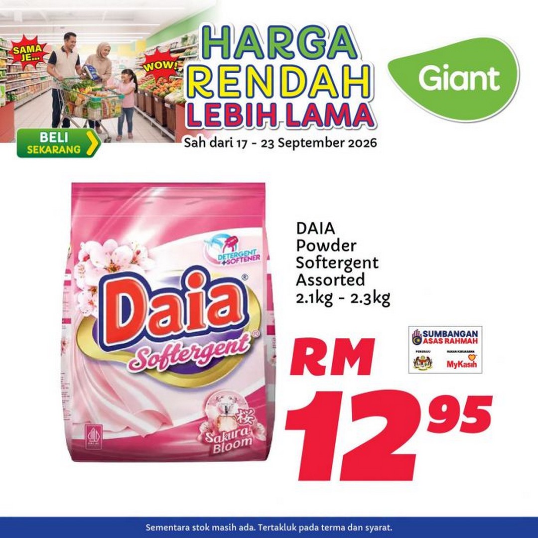 Giant-Harga-Rendah-Lebih-Lama-Promotion-12 17-23 September 2026: Giant: Harga Rendah Lebih Lama Promotion – Groceries from RM2.39, Selected Essentials & Pantry Deals