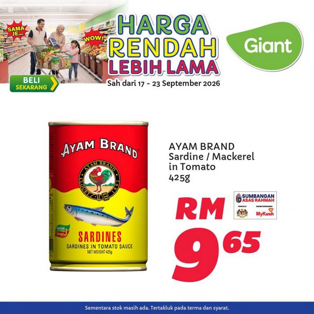 Giant-Harga-Rendah-Lebih-Lama-Promotion-3 17-23 September 2026: Giant: Harga Rendah Lebih Lama Promotion – Groceries from RM2.39, Selected Essentials & Pantry Deals