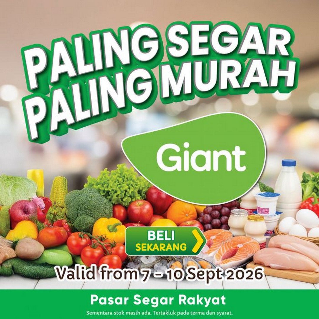 Giant-Malaysia-Pasar-Segar-Rakyat-Promotion-with-Fresh-Produce 7-10 September 2026: Giant Malaysia: Pasar Segar Rakyat Promotion with Fresh Produce from RM1.29