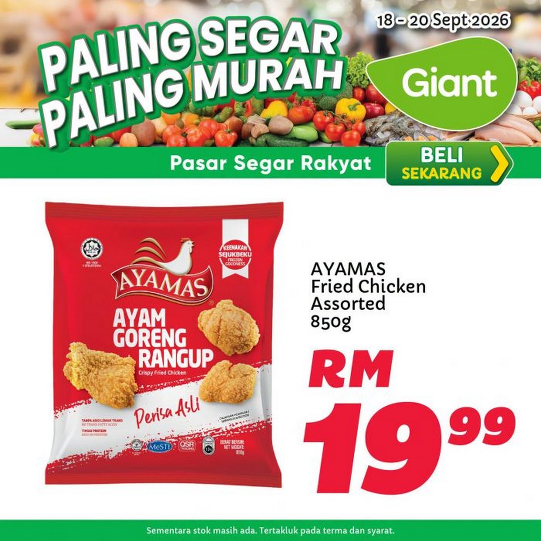 Giant-Paling-Segar-Paling-Murah-Weekend-Promotion-14 18-20 September 2026: Giant: Paling Segar Paling Murah Weekend Promotion with Fresh Deals from RM2.99