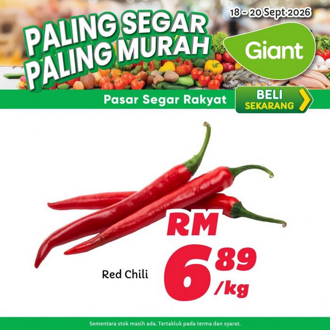 Giant-Paling-Segar-Paling-Murah-Weekend-Promotion-5 18-20 September 2026: Giant: Paling Segar Paling Murah Weekend Promotion with Fresh Deals from RM2.99