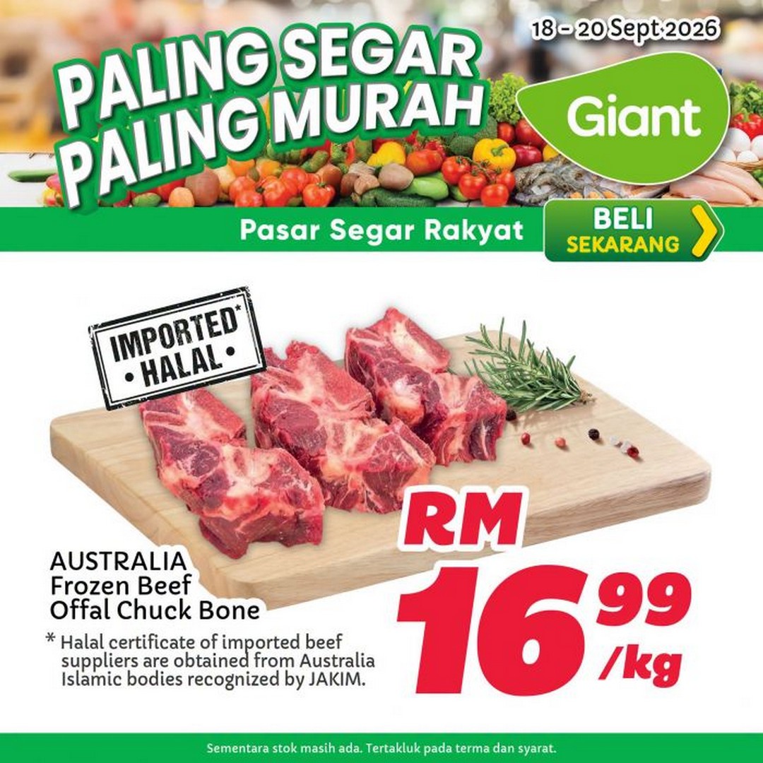 Giant-Paling-Segar-Paling-Murah-Weekend-Promotion-6 18-20 September 2026: Giant: Paling Segar Paling Murah Weekend Promotion with Fresh Deals from RM2.99