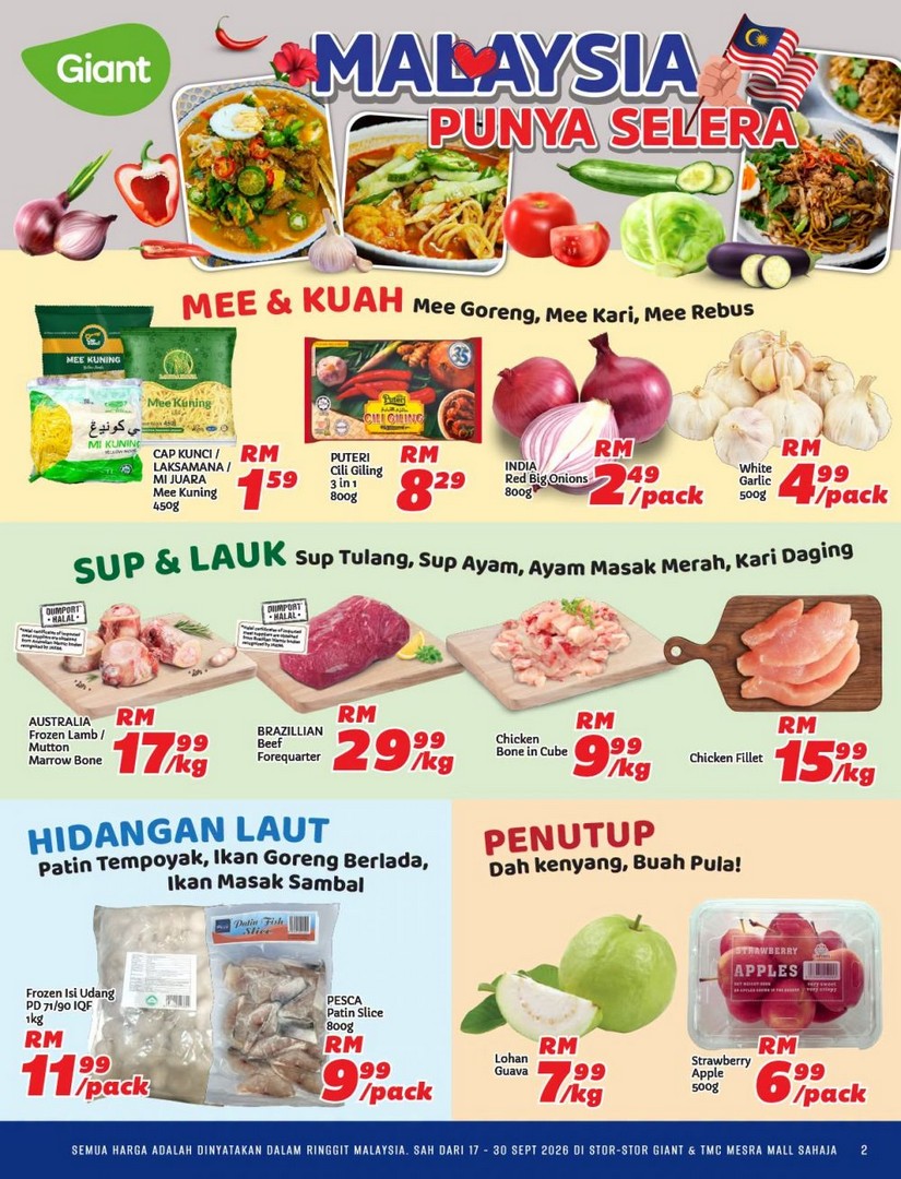 Giant-Promotion-Fresh-Food-Groceries-Household-Deals-1 17-30 September 2026: Giant Promotion: Fresh Food, Groceries & Household Deals from RM0.79 at Giant Stores and TMC Mesra Mall