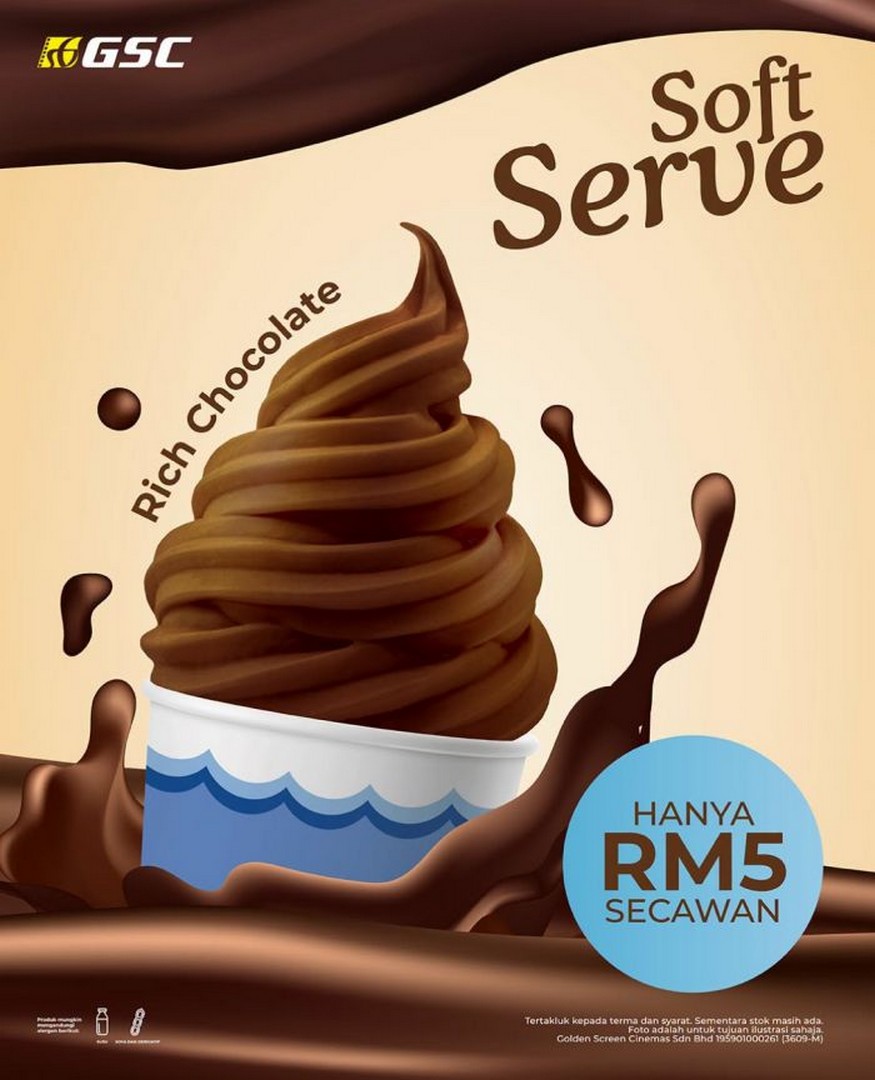 Golden-Screen-Cinemas-GSC-RM5-Soft-Serve-Ice-Cream-Promotion 4 December 2025 onwards: Golden Screen Cinemas (GSC): RM5 Soft Serve Ice Cream Promotion With Vanilla, Chocolate & Mix Flavours
