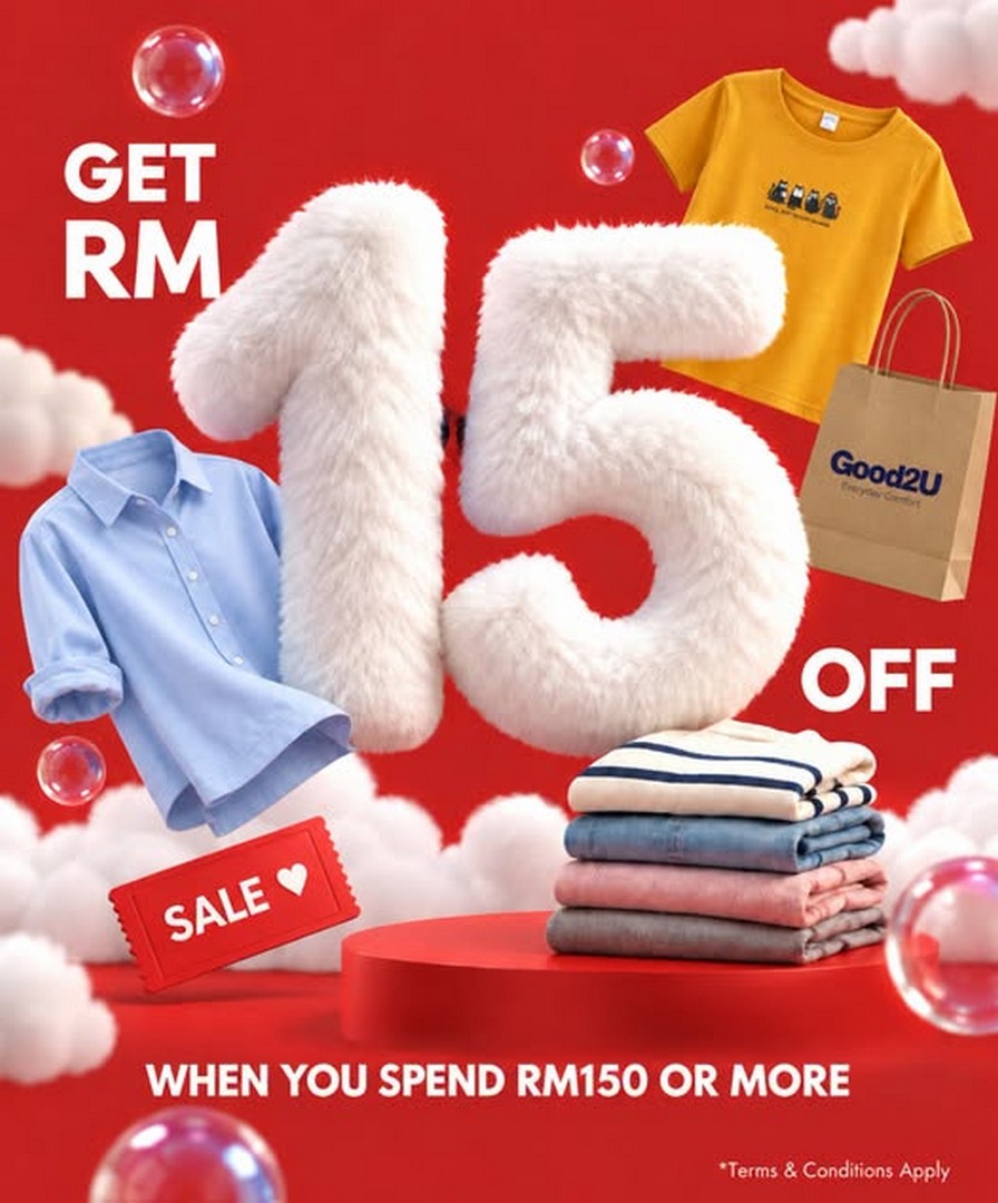 Good2U-Mix-Match-Save-Promotion-–-Get-RM15-Off-When-You Now till 31 October 2026: Good2U: Mix, Match & Save Promotion – Get RM15 Off When You Spend RM150 In-Store