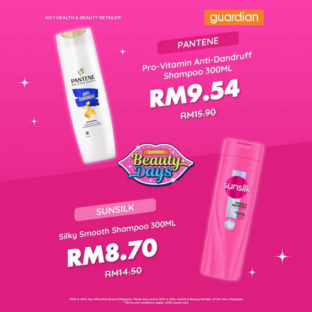 Guardian-Beauty-Days-Promotion-40-OFF-Hair-Care-Bath-Care-Oral-Care-2 15-21 September 2026: Guardian Beauty Days Promotion: 40% OFF Hair Care, Bath Care & Oral Care Deals Across Malaysia