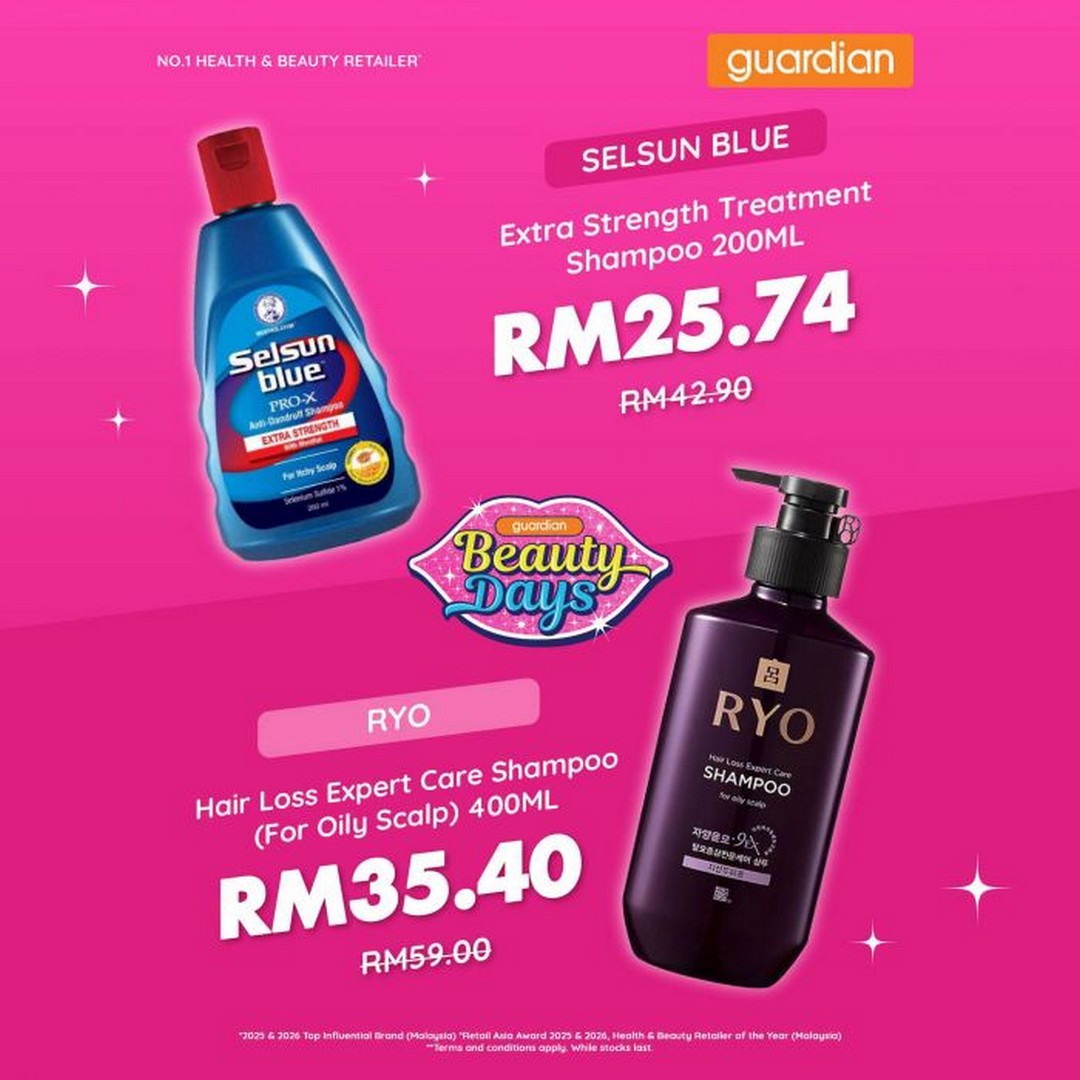 Guardian-Beauty-Days-Promotion-40-OFF-Hair-Care-Bath-Care-Oral-Care-3 15-21 September 2026: Guardian Beauty Days Promotion: 40% OFF Hair Care, Bath Care & Oral Care Deals Across Malaysia