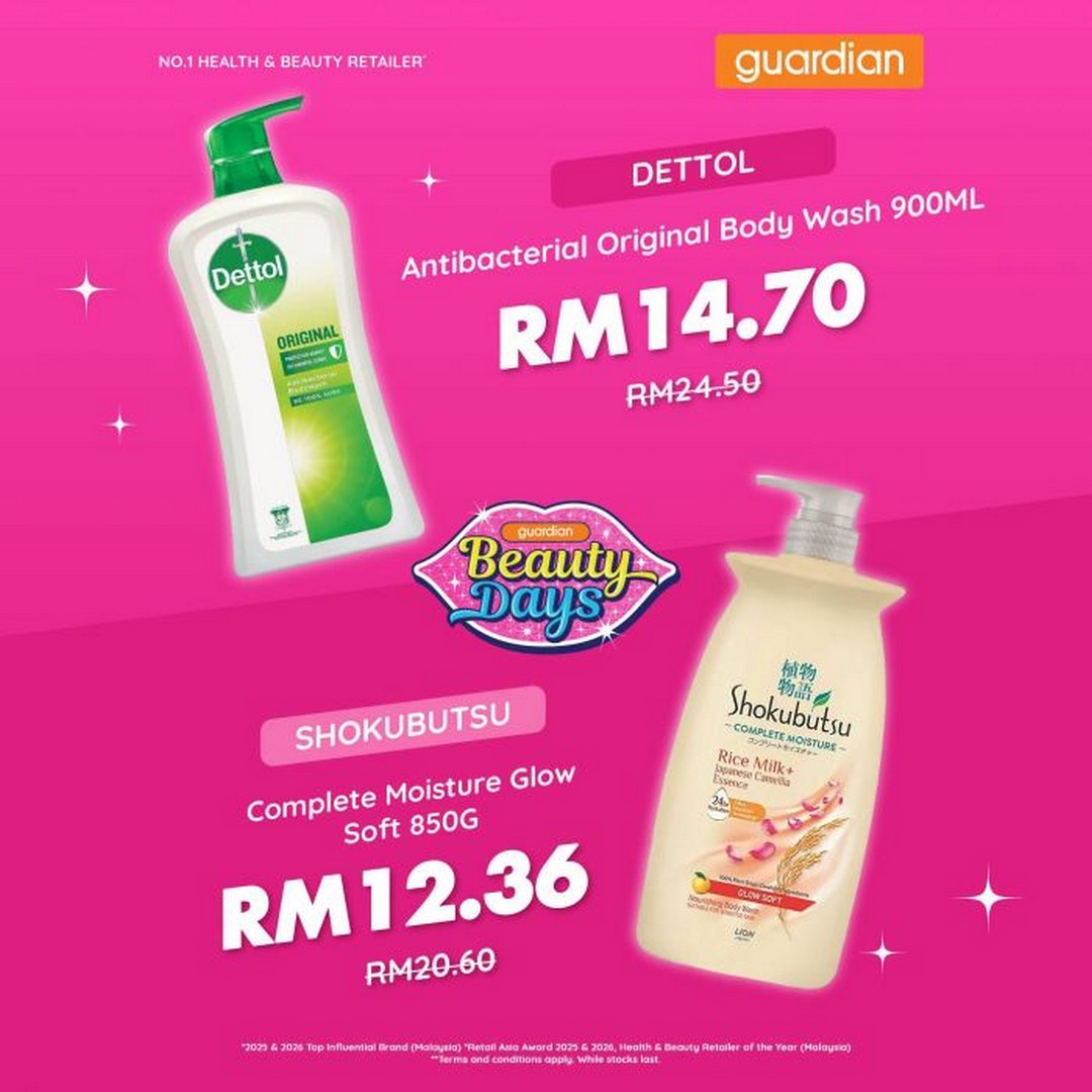 Guardian-Beauty-Days-Promotion-40-OFF-Hair-Care-Bath-Care-Oral-Care-5 15-21 September 2026: Guardian Beauty Days Promotion: 40% OFF Hair Care, Bath Care & Oral Care Deals Across Malaysia