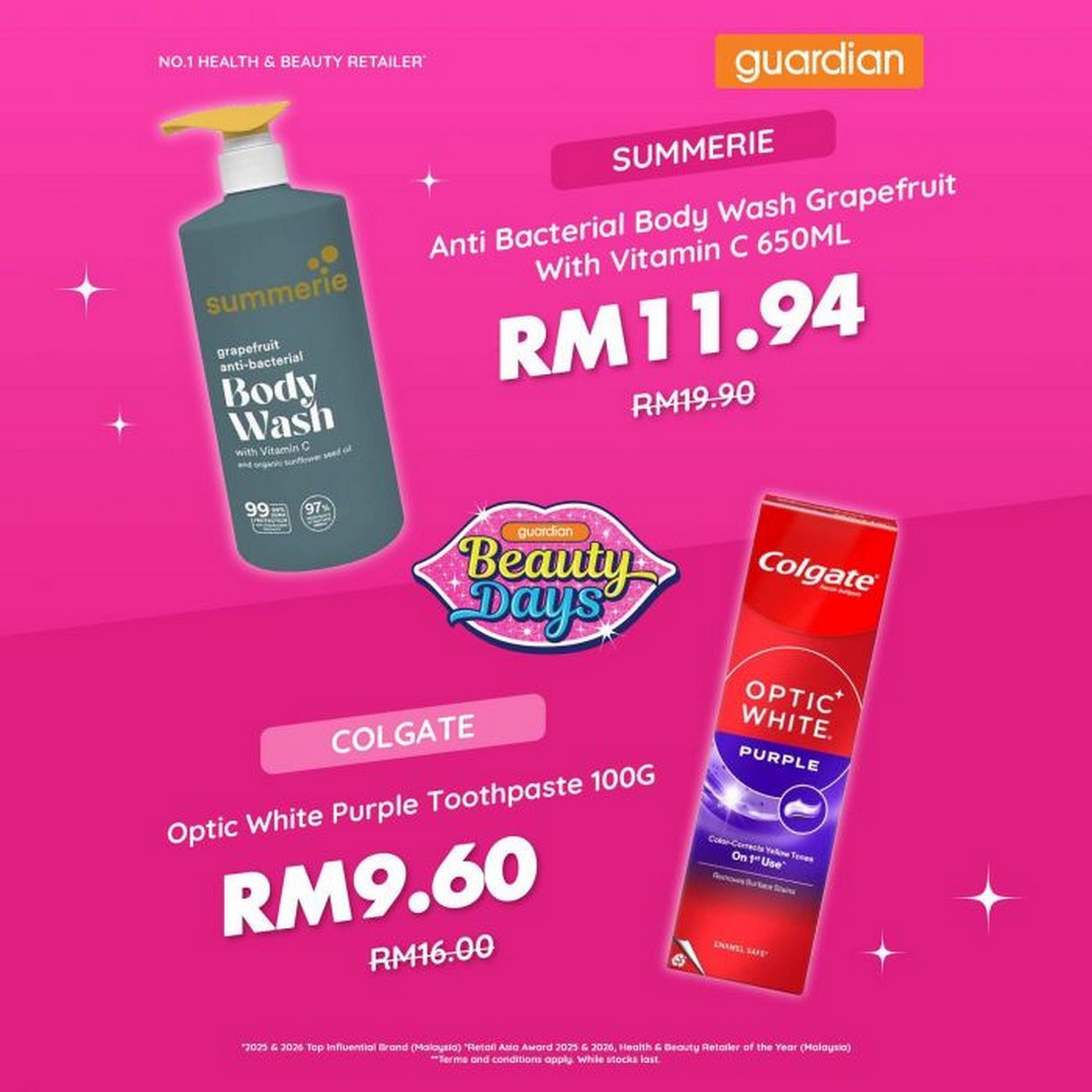 Guardian-Beauty-Days-Promotion-40-OFF-Hair-Care-Bath-Care-Oral-Care-6 15-21 September 2026: Guardian Beauty Days Promotion: 40% OFF Hair Care, Bath Care & Oral Care Deals Across Malaysia