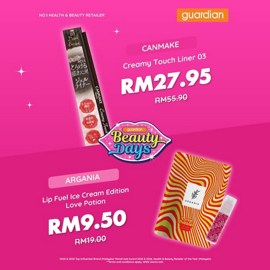Guardian-Malaysia-Glam-Up-Save-Up-Promotion-–-Up-To-50-Off-3 24-29 September 2026: Guardian Malaysia: Glam Up, Save Up Promotion – Up To 50% Off Cosmetics + RM12 App Discount