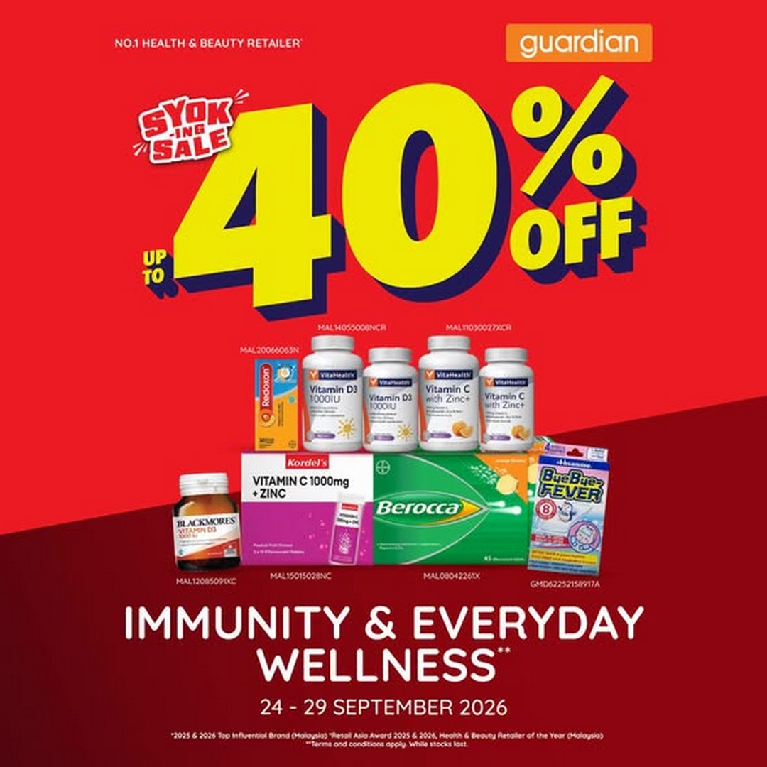 Guardian-Malaysia-Health-Wellness-Fair-Up-to-50-OFF-Promotion-3 24-29 September 2026: Guardian Malaysia: Health & Wellness Fair Up to 50% OFF Promotion, Plus RM12 App Discount and MYguardianRewards Points