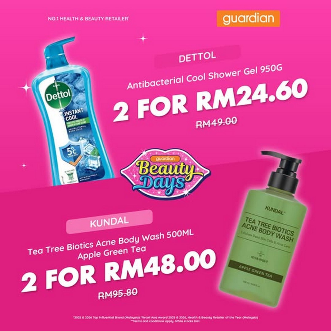 Guardian-Malaysia-Personal-Care-Promotion-–-Get-Your-2nd-Participating-3 24-29 September 2026: Guardian Malaysia: Personal Care Promotion – Get Your 2nd Participating Item for Just RM0.10, Available In-Store & Online