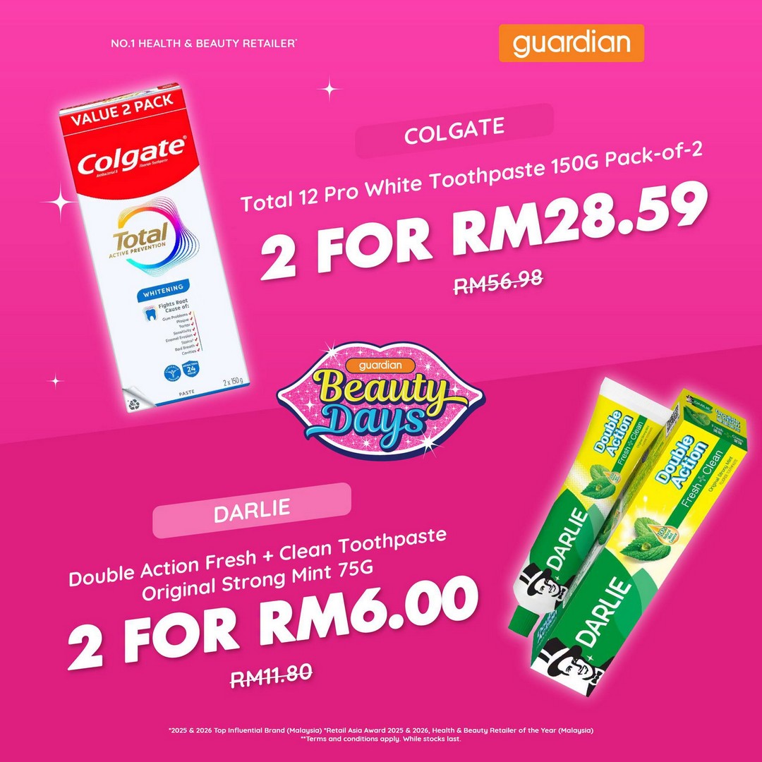 Guardian-Malaysia-Personal-Care-Promotion-–-Get-Your-2nd-Participating-5 24-29 September 2026: Guardian Malaysia: Personal Care Promotion – Get Your 2nd Participating Item for Just RM0.10, Available In-Store & Online