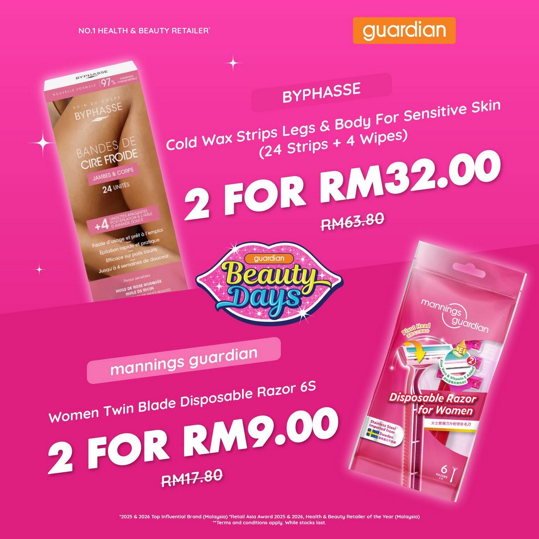 Guardian-Malaysia-Personal-Care-Promotion-–-Get-Your-2nd-Participating-7 24-29 September 2026: Guardian Malaysia: Personal Care Promotion – Get Your 2nd Participating Item for Just RM0.10, Available In-Store & Online