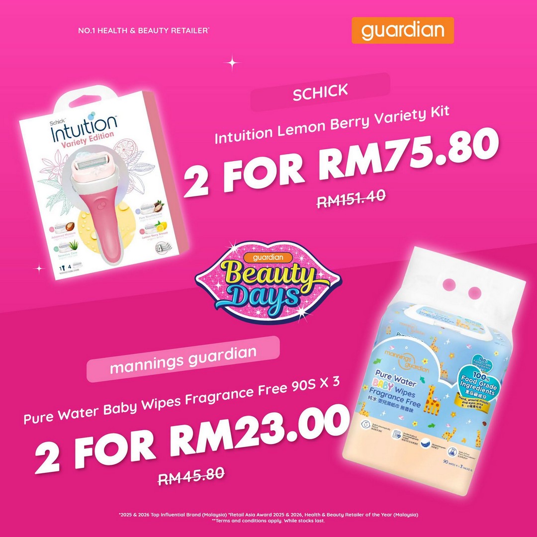 Guardian-Malaysia-Personal-Care-Promotion-–-Get-Your-2nd-Participating-8 24-29 September 2026: Guardian Malaysia: Personal Care Promotion – Get Your 2nd Participating Item for Just RM0.10, Available In-Store & Online