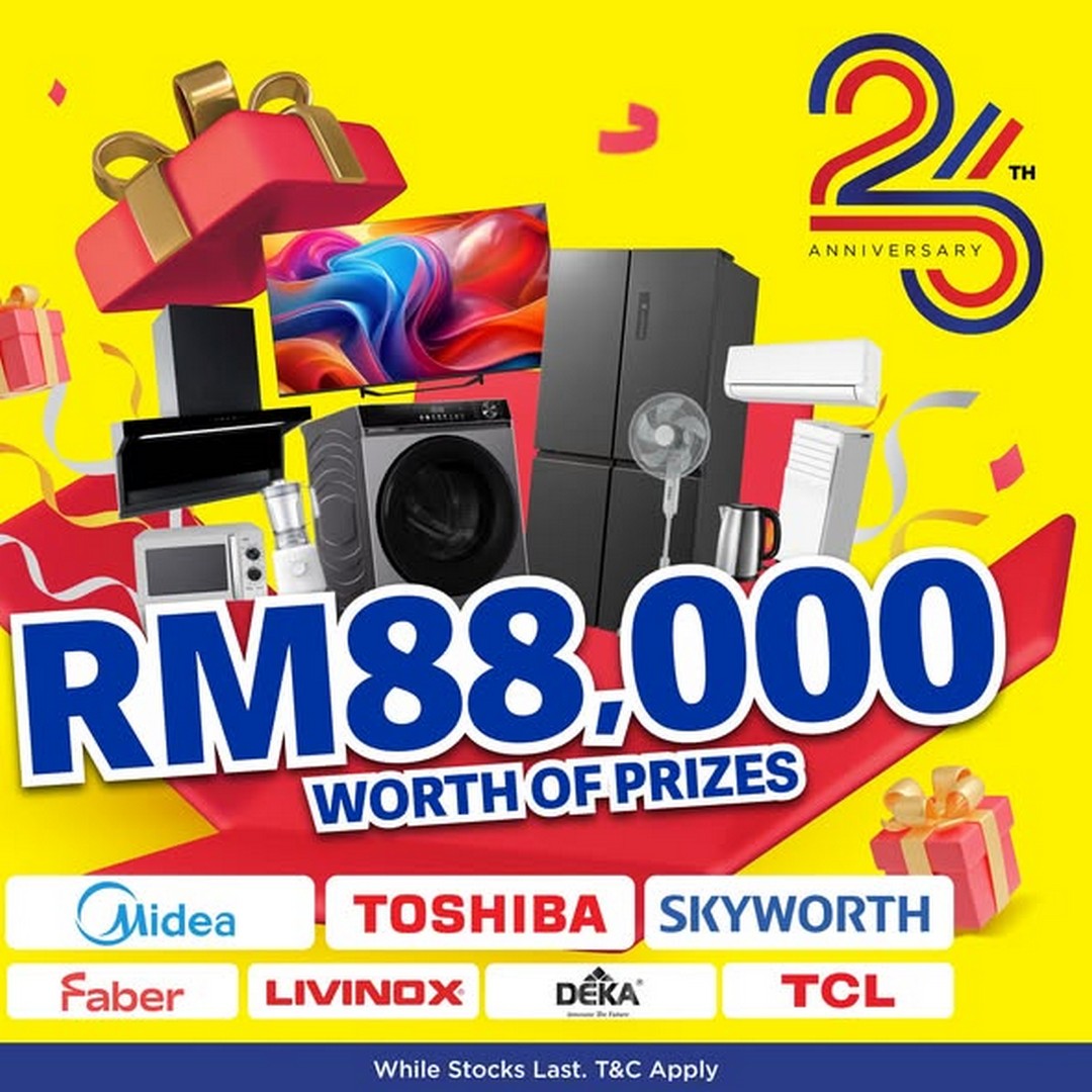 HLK-Chain-Store-Malaysia-26th-Anniversary-RM88000-Prize-Giveaway-1 1 September-31 October 2026: HLK (Chain-Store) Malaysia: 26th Anniversary RM88,000 Prize Giveaway Promotion, Spend RM500 and Enter the Lucky Draw