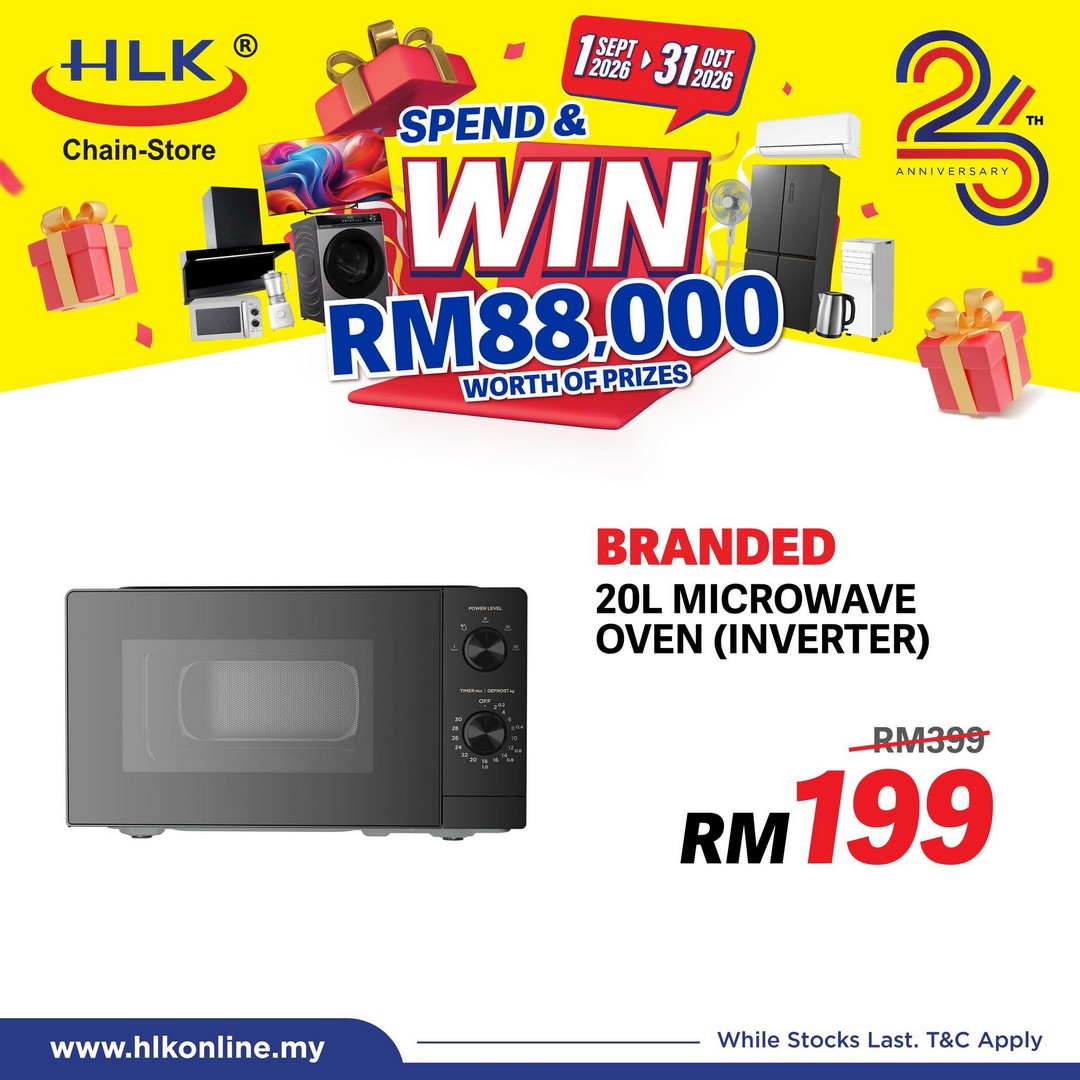 HLK-Chain-Store-Malaysia-26th-Anniversary-RM88000-Prize-Giveaway-15 1 September-31 October 2026: HLK (Chain-Store) Malaysia: 26th Anniversary RM88,000 Prize Giveaway Promotion, Spend RM500 and Enter the Lucky Draw