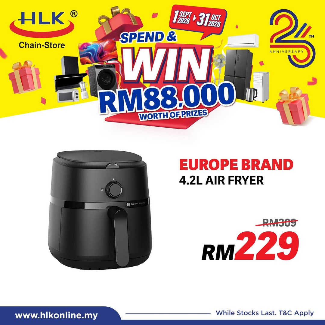HLK-Chain-Store-Malaysia-26th-Anniversary-RM88000-Prize-Giveaway-16 1 September-31 October 2026: HLK (Chain-Store) Malaysia: 26th Anniversary RM88,000 Prize Giveaway Promotion, Spend RM500 and Enter the Lucky Draw