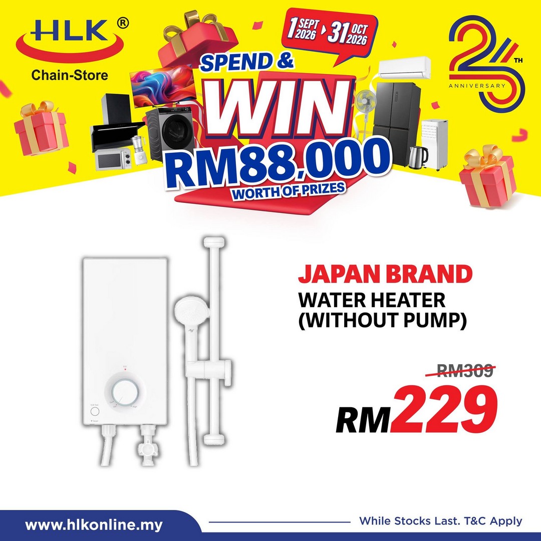 HLK-Chain-Store-Malaysia-26th-Anniversary-RM88000-Prize-Giveaway-17 1 September-31 October 2026: HLK (Chain-Store) Malaysia: 26th Anniversary RM88,000 Prize Giveaway Promotion, Spend RM500 and Enter the Lucky Draw
