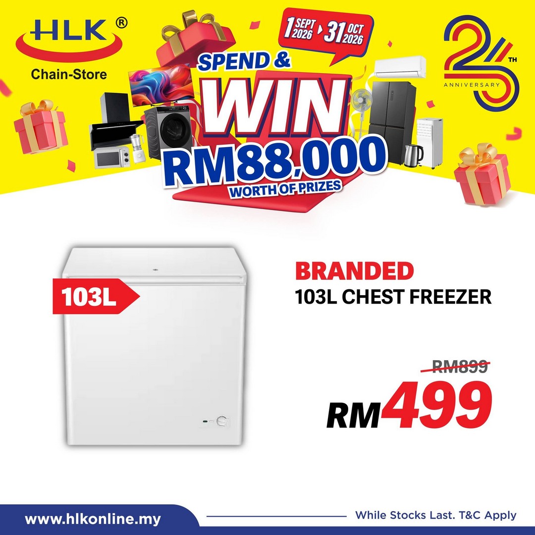 HLK-Chain-Store-Malaysia-26th-Anniversary-RM88000-Prize-Giveaway-4 1 September-31 October 2026: HLK (Chain-Store) Malaysia: 26th Anniversary RM88,000 Prize Giveaway Promotion, Spend RM500 and Enter the Lucky Draw