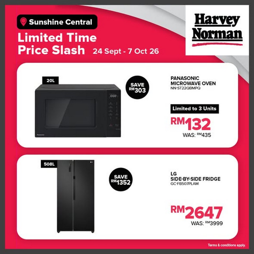 Harvey-Norman-Malaysia-Limited-Time-Price-Slash-Sale-Up-to-80-2 24 September-7 October 2026: Harvey Norman Malaysia: Limited Time Price Slash Sale Up to 80% Off at Sunshine Central