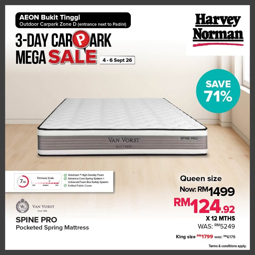 Harvey-Norman-Malaysia-Up-to-75-OFF-3-Day-Sale-12 4-6 September 2026: Harvey Norman Malaysia: Up to 75% OFF 3-Day Sale at AEON Bukit Tinggi Outdoor Carpark