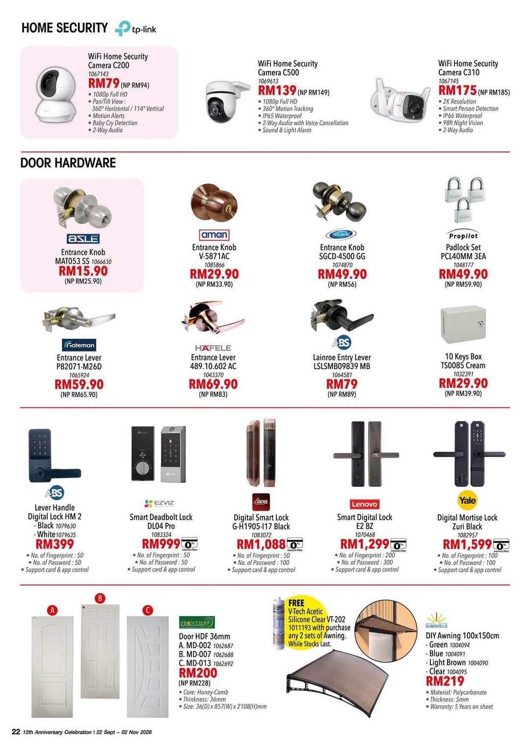 HomePro-Malaysia-12th-Anniversary-Sale-–-Up-to-60-Off-22 22 September–2 November 2026: HomePro Malaysia 12th Anniversary Sale – Up to 60% Off, RM400,000 Worth of Prizes, BNPL Savings & More