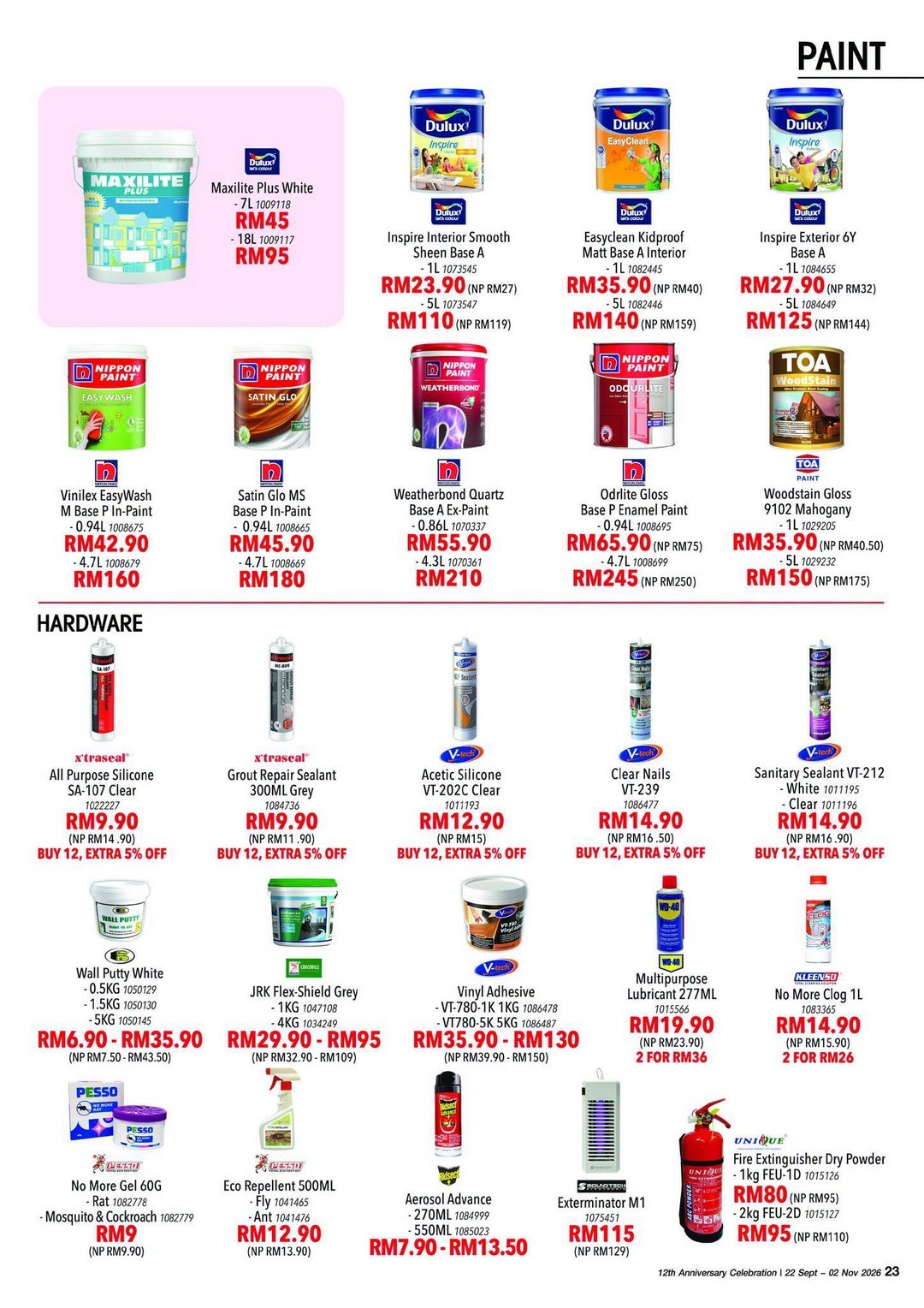 HomePro-Malaysia-12th-Anniversary-Sale-–-Up-to-60-Off-23 22 September–2 November 2026: HomePro Malaysia 12th Anniversary Sale – Up to 60% Off, RM400,000 Worth of Prizes, BNPL Savings & More