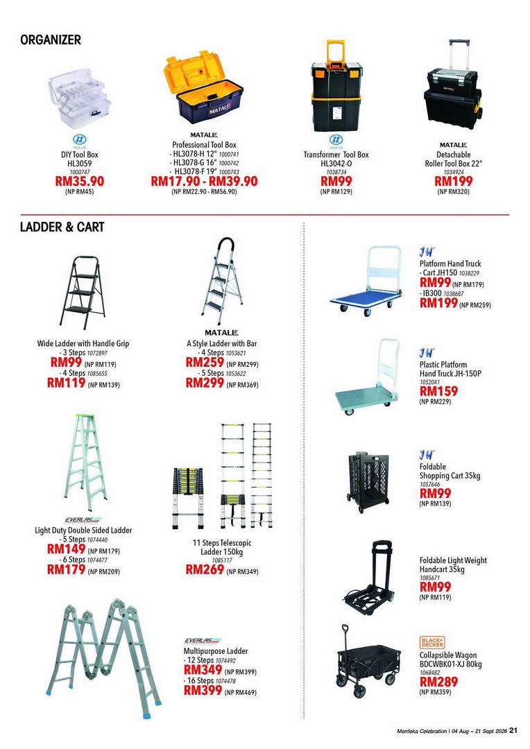 HomePro-Malaysia-Malaysia-Day-Sale-–-Home-Appliances-19 4 August–21 September 2026: HomePro Malaysia Malaysia Day Sale – Home Appliances, Furniture & Renovation Deals from RM229, 0% Instalment Up to 36 Months & More