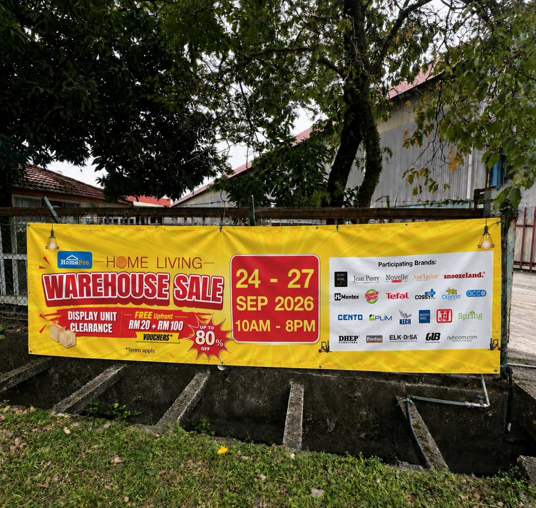 HomePro-Malaysia-Warehouse-Sale-with-Up-to-80-Off-29-1 24–27 September 2026: HomePro Malaysia: Warehouse Sale with Up to 80% Off, RM20 + RM100 Vouchers and Display Unit Clearance at Puchong