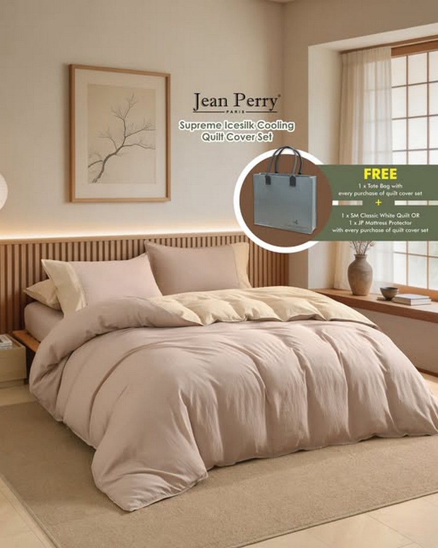 Homes-Harmony-Malaysia-Jean-Perry-Supreme-Icesilk-Cooling-Quilt 28 September 2026 onwards: Home's Harmony Malaysia: Jean Perry Supreme Icesilk Cooling Quilt Cover Set Promotion with FREE Gifts