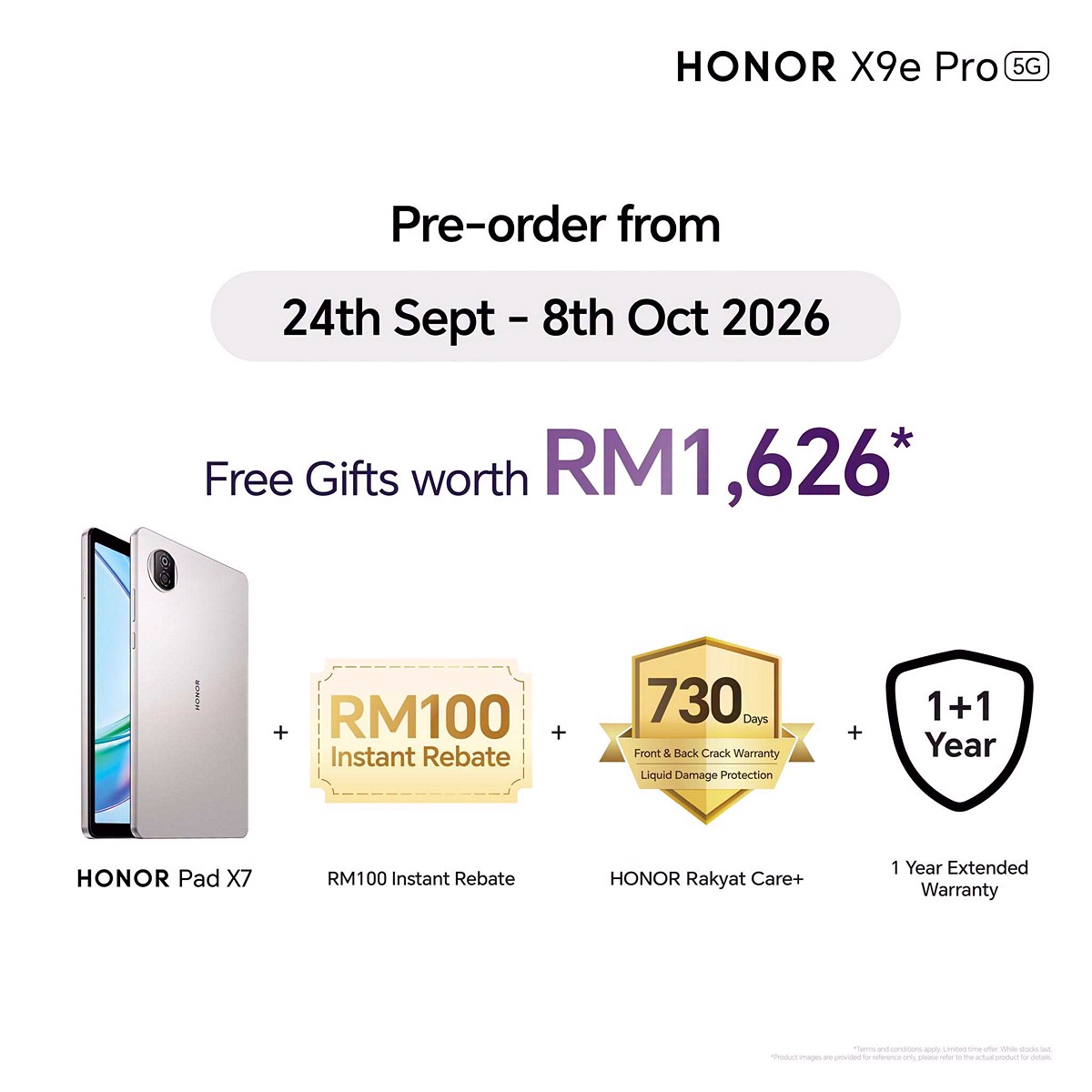 IMG_4929 24 Sept–8 Oct 2026: HONOR X9e Pro 5G Malaysia Pre-Order RM1,699 With Free HONOR Pad X7, Worth Up to RM1,626