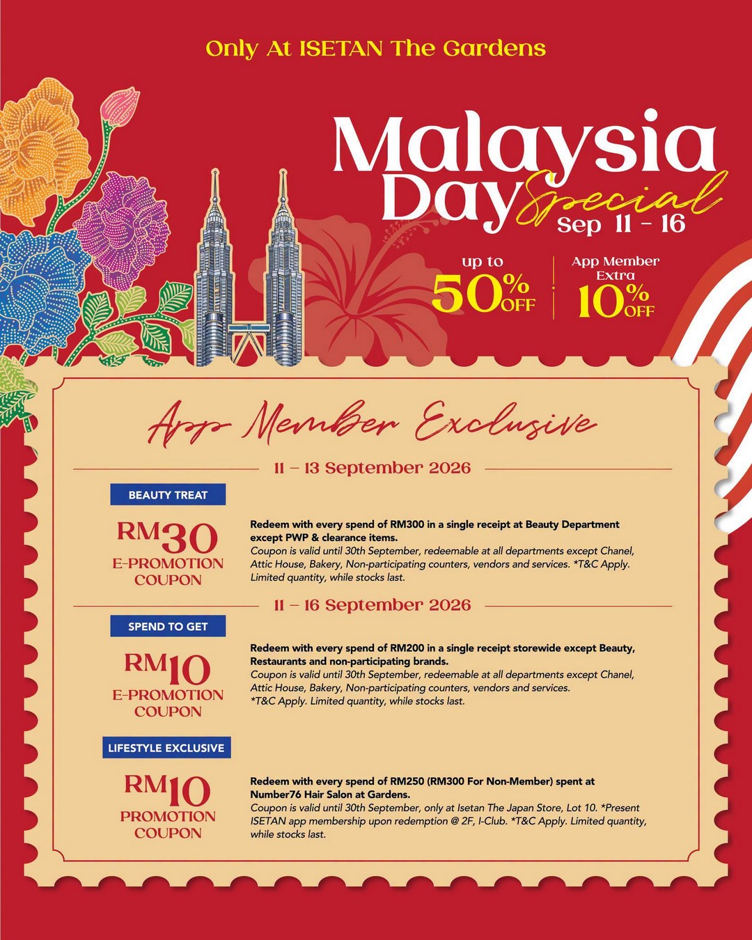 Isetan-Kuala-Lumpur-Autumn-Vibes-2026-Seasonal-Promotion-4 11–24 September 2026: Isetan Kuala Lumpur: Autumn Vibes 2026 Seasonal Promotion, Malaysia Day Special and Exclusive App Member Deals