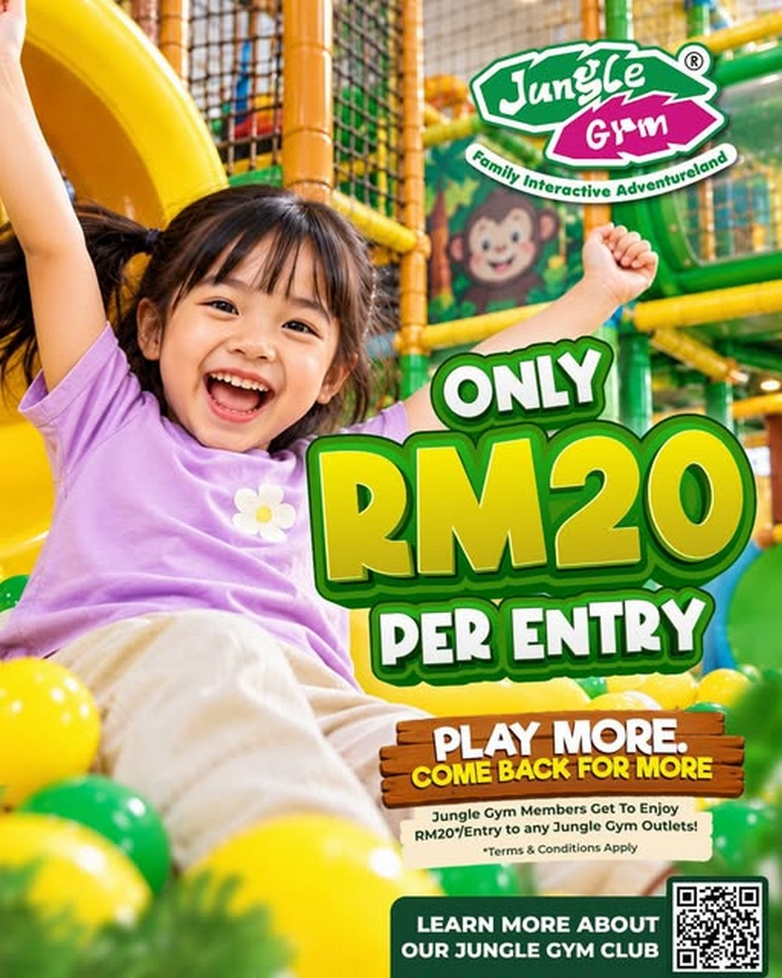 Jungle-Gym-RM20-Jungle-Gym-Club-Member-Promotion 17 September 2026 onwards: Jungle Gym: RM20 Jungle Gym Club Member Promotion for Fun-Filled Play Days