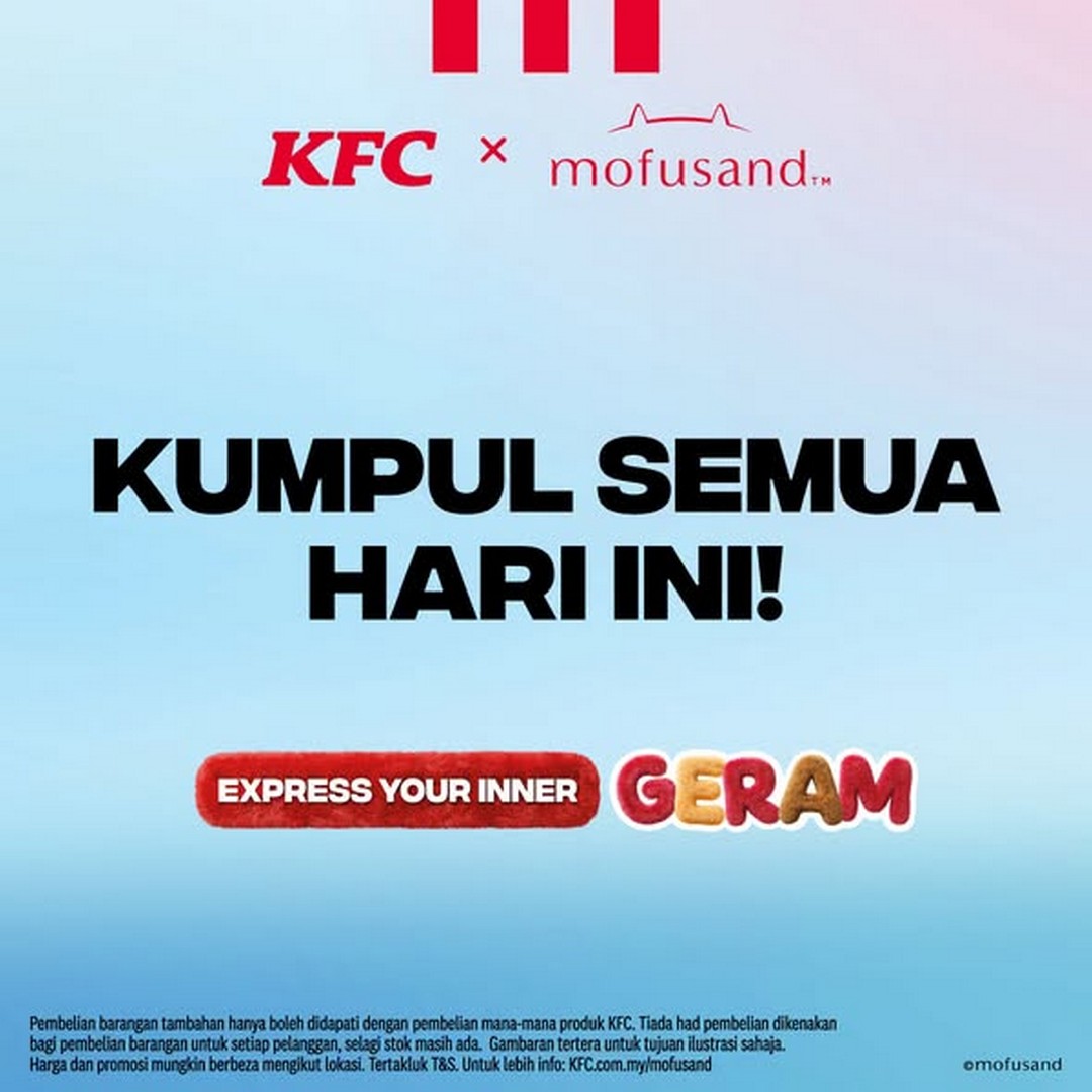 KFC-Malaysia-x-Mofusand-Cute-Merch-Promotion-with-KFC-Products-3 28 September 2026 onwards: KFC Malaysia x Mofusand: Cute Merch Promotion with KFC Products, Available While Stocks Last