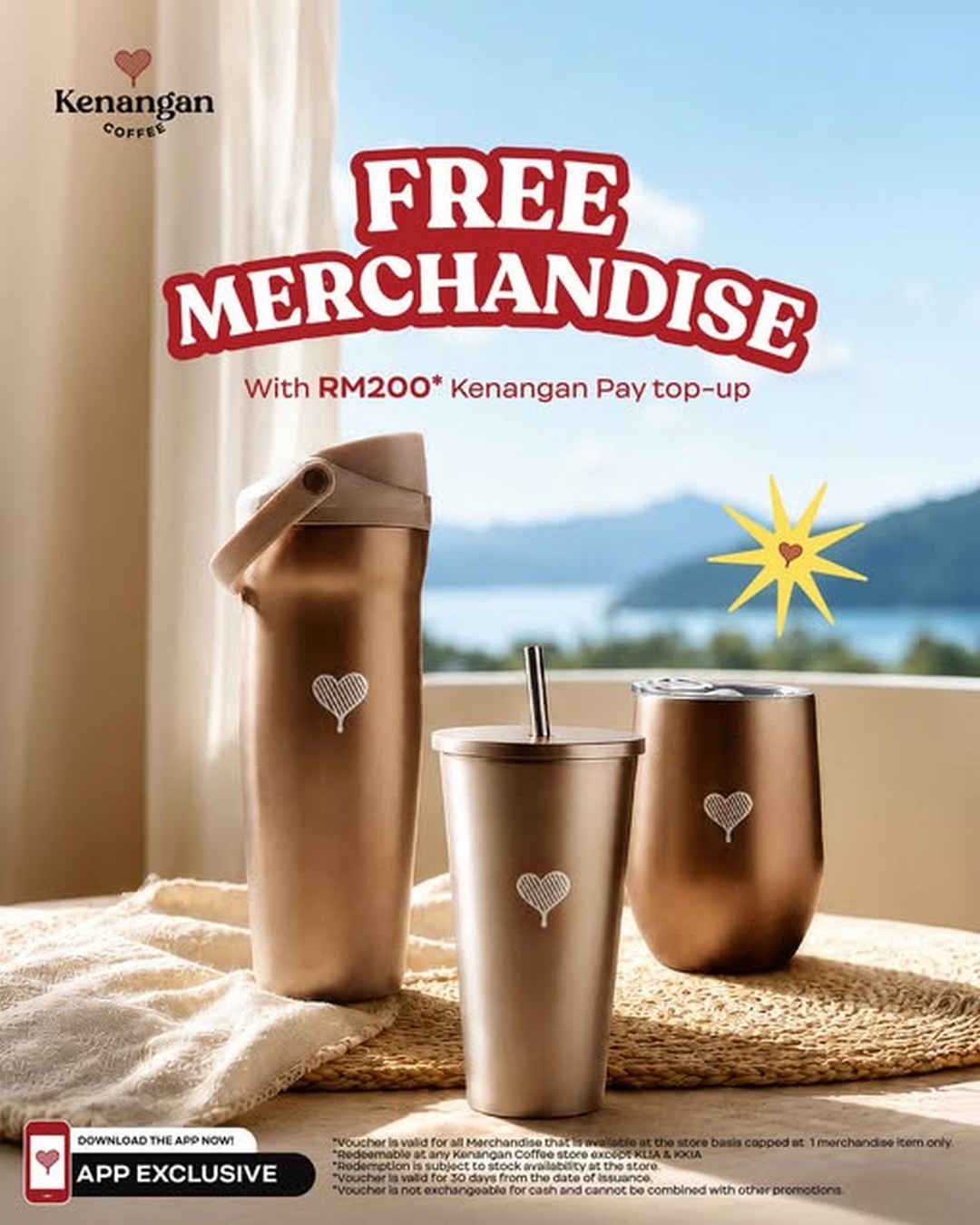 Kenangan-Coffee-Malaysia-RM200-Kenangan-Pay-Reload-Promotion 21 September–4 October 2026: Kenangan Coffee Malaysia: RM200 Kenangan Pay Reload Promotion with FREE Tumbler Voucher, App Exclusive