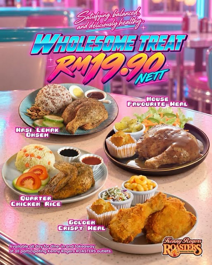 Kenny-Rogers-ROASTERS-Malaysia-RM19.90-Wholesome-Treat 30 September 2026 onwards: Kenny Rogers ROASTERS Malaysia: RM19.90 Wholesome Treat Promotion
