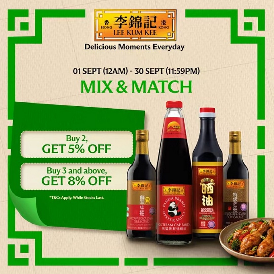 Lee-Kum-Kee-Malaysia-September-Sale 18 September 2026 onwards: Lee Kum Kee Malaysia: September Sale Promotion with Ninja CRISPi Airfryer Giveaway and Free Gifts at Shopee Official Store