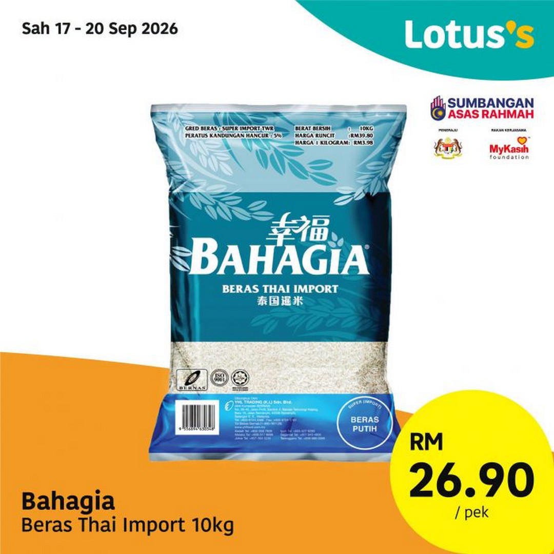 Lotuss-Banyak-Murah-Promotion-Grocery-Fresh-Food-Household-1 17-30 September 2026: Lotus's Banyak Murah Promotion: Grocery, Fresh Food, Household & More from RM1.79/kg