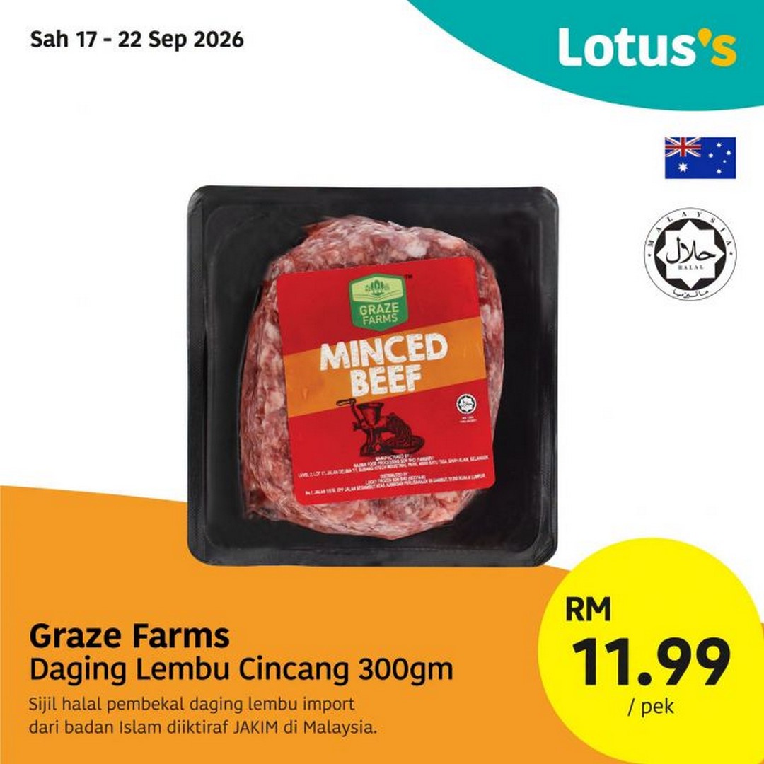 Lotuss-Banyak-Murah-Promotion-Grocery-Fresh-Food-Household-12 17-30 September 2026: Lotus's Banyak Murah Promotion: Grocery, Fresh Food, Household & More from RM1.79/kg