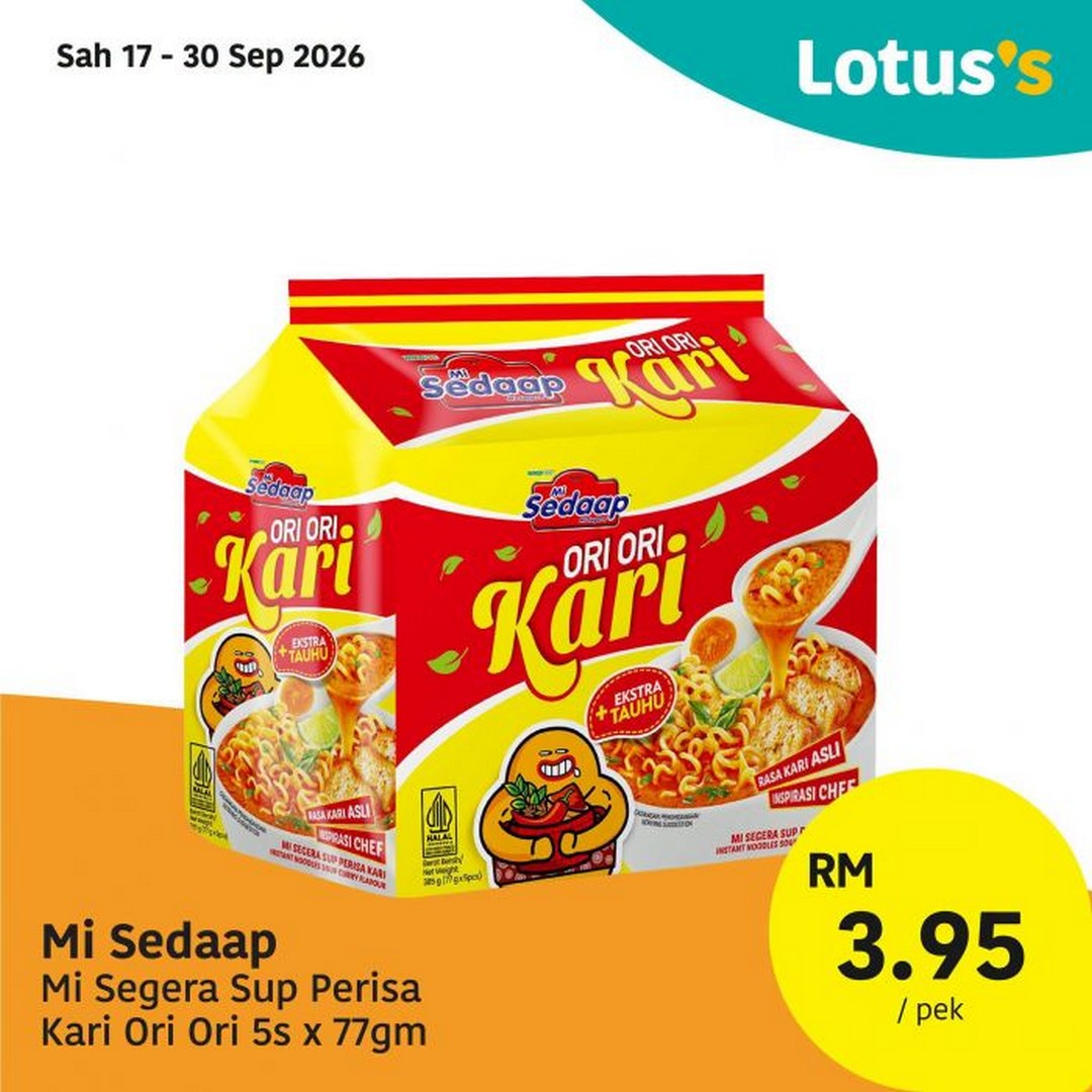 Lotuss-Banyak-Murah-Promotion-Grocery-Fresh-Food-Household-2 17-30 September 2026: Lotus's Banyak Murah Promotion: Grocery, Fresh Food, Household & More from RM1.79/kg