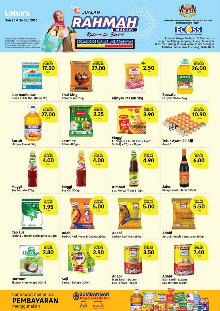 Lotuss-Jualan-Rahmah-Grocery-Sale-Event-1 25-26 September 2026: Lotus's Jualan Rahmah Grocery Sale Event