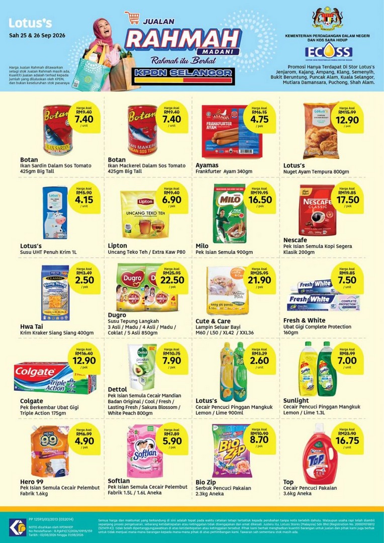 Lotuss-Jualan-Rahmah-Grocery-Sale-Event-2 25-26 September 2026: Lotus's Jualan Rahmah Grocery Sale Event