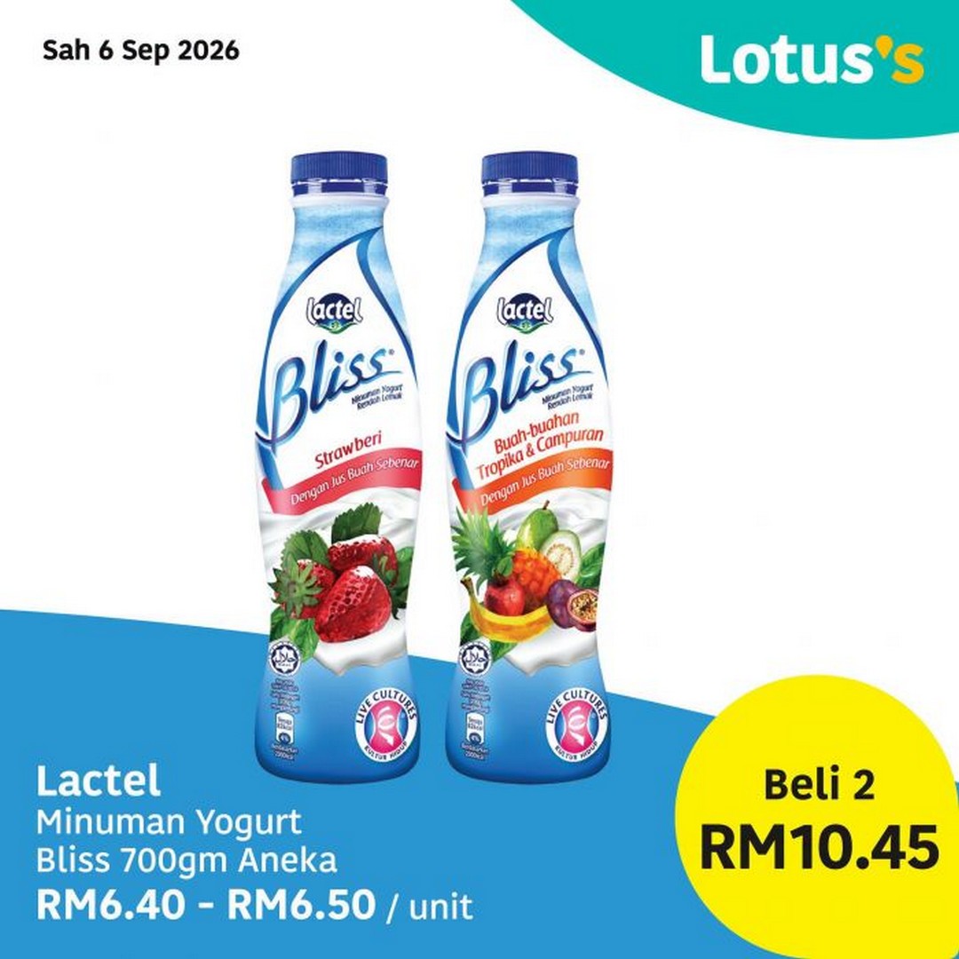Lotuss-Malaysia-Janji-Semua-Suka-Promotion-with-Buy-1-Free-1-10 6-16 September 2026: Lotus's Malaysia: Janji Semua Suka Promotion with Buy 1 Free 1 Egg Tarts, Dairy Deals and More