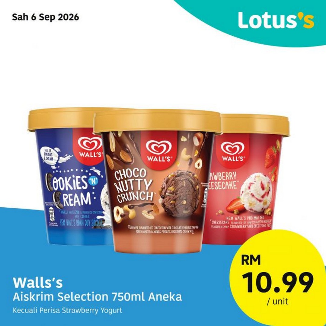 Lotuss-Malaysia-Janji-Semua-Suka-Promotion-with-Buy-1-Free-1-8 6-16 September 2026: Lotus's Malaysia: Janji Semua Suka Promotion with Buy 1 Free 1 Egg Tarts, Dairy Deals and More